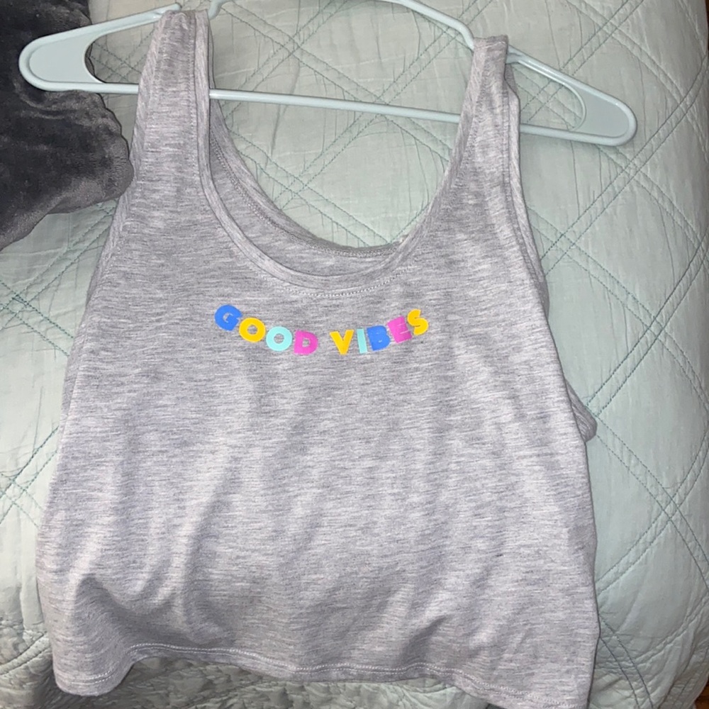 Good vibes crop top
